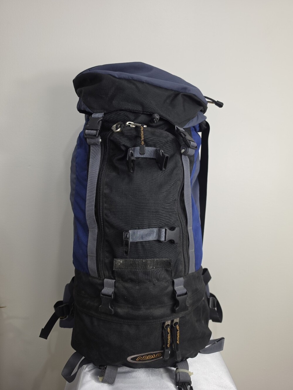 Asolo Navy Blue and Black Men's Mountaineering Backpack 60L